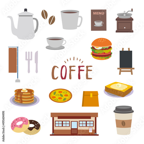 喫茶店　メニュー　セット