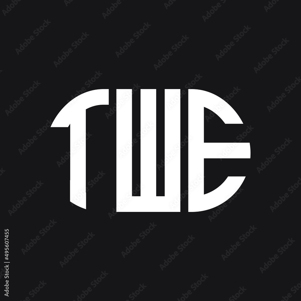 TWE letter logo design on Black background. TWE creative initials letter logo concept. TWE letter design.
TWE letter logo design on Black background. TWE creative initials letter logo concept. TWE letter design.