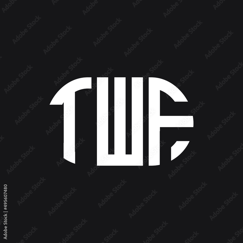 TWF letter logo design on Black background. TWF creative initials letter logo concept. TWF letter design.
TWF letter logo design on Black background. TWF creative initials letter logo concept. TWF letter design.