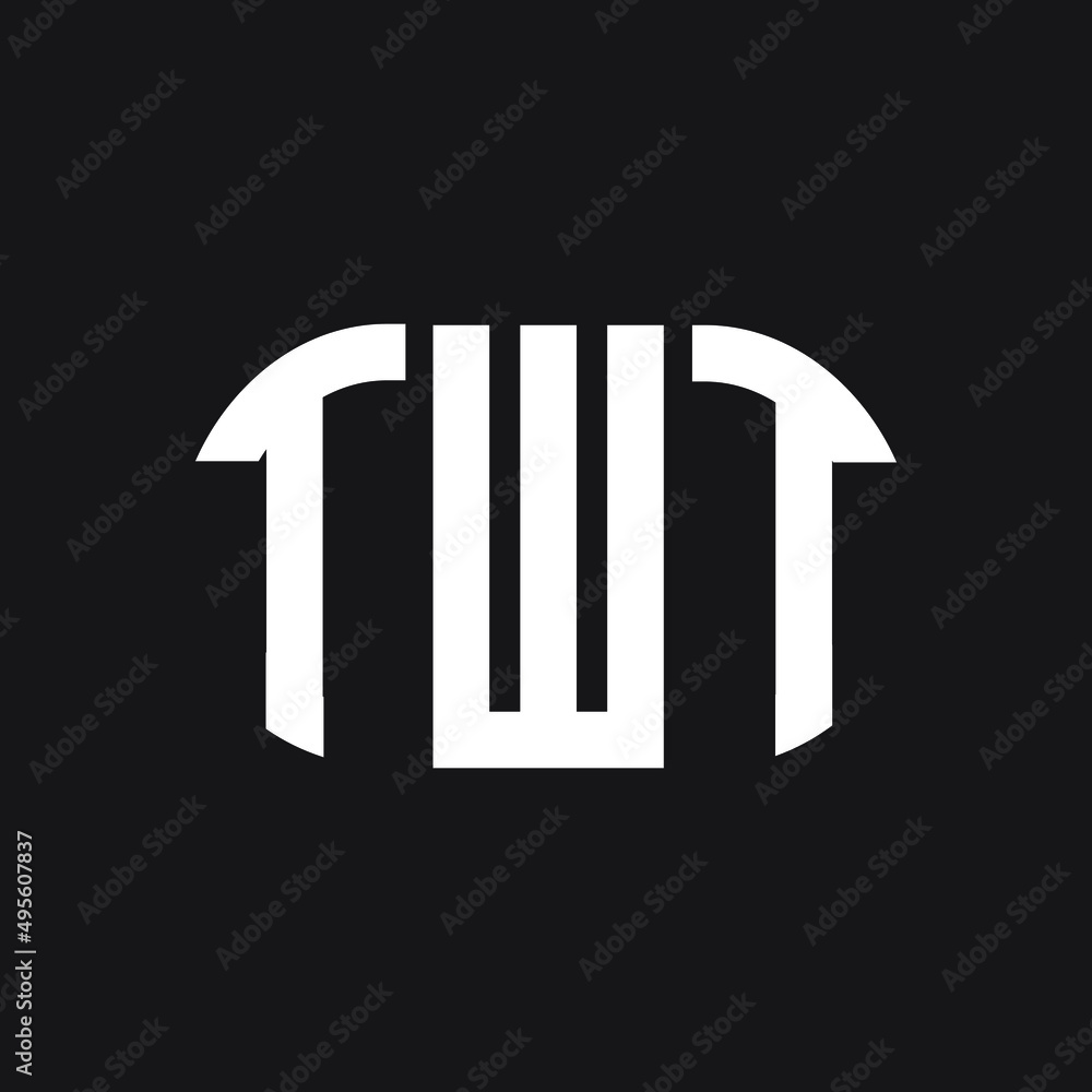 TWT letter logo design on Black background. TWT creative initials letter logo concept. TWT letter design.
TWT letter logo design on Black background. TWT creative initials letter logo concept. TWT letter design.