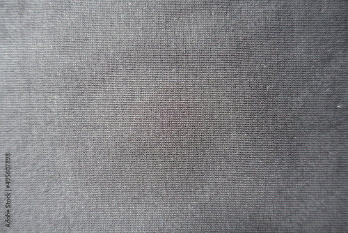 Top view of simple black cotton jersey fabric