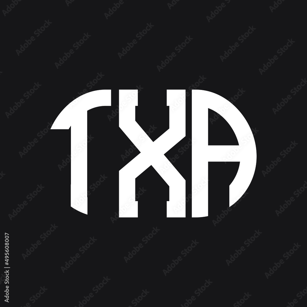TXA letter logo design on Black background. TXA creative initials letter logo concept. TXA letter design.
TXA letter logo design on Black background. TXA creative initials letter logo concept. TXA letter design.