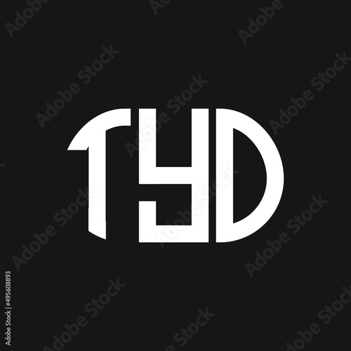 TYO letter logo design on Black background. TYO creative initials letter logo concept. TYO letter design. 