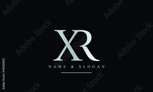 RX, XR, R, X abstract letters logo monogram