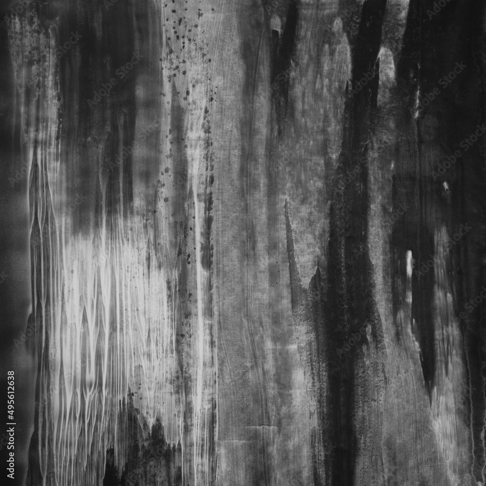 Hand painted background. Versatile artistic image for creative design projects: posters, banners, cards, covers, magazines, prints, wallpapers. Black acrylic paint on paper. Hand painted background. Versatile artistic image for creative design projects: posters, banners, cards, covers, magazines, prints, wallpapers. Black acrylic paint on paper.