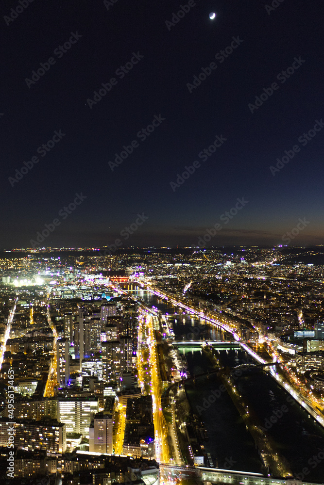 Long Exposure From The Eiffel Tower