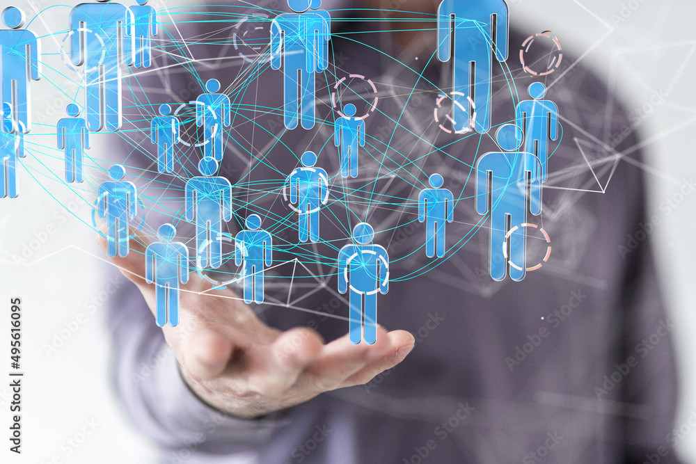 Global network. Blockchain. 3D illustration. Neural networks and artificial intelligence. Abstract Global network. Blockchain. 3D illustration. Neural networks and artificial intelligence. Abstract