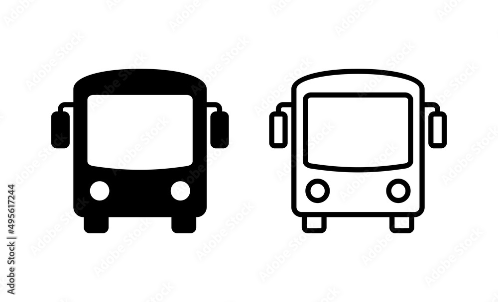 Bus icon vector. bus sign and symbol Bus icon vector. bus sign and symbol
