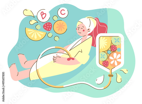 Iv Therapy Concept.