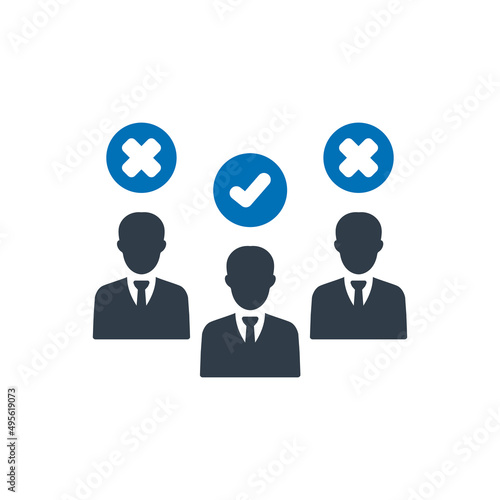 Employee selection icon