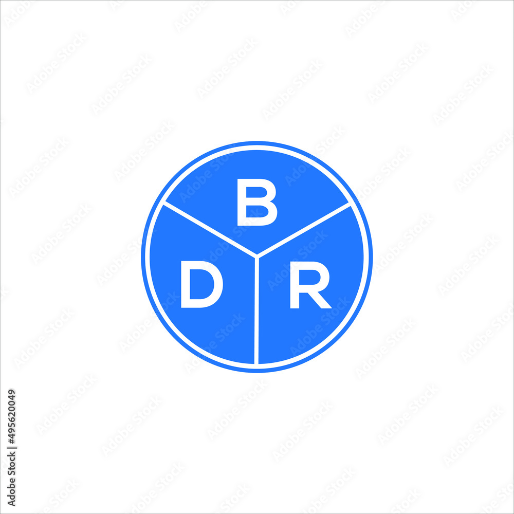 BDR letter logo design on White background. BDR creative initials letter logo concept. BDR letter design. BDR letter logo design on White background. BDR creative initials letter logo concept. BDR letter design.