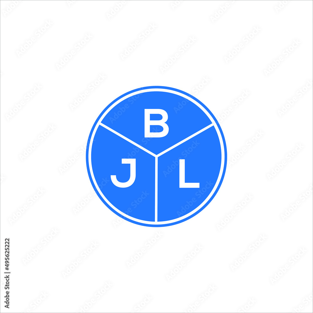 BJL letter logo design on white background. BJL creative circle letter logo concept. BJL letter design. BJL letter logo design on white background. BJL creative circle letter logo concept. BJL letter design.