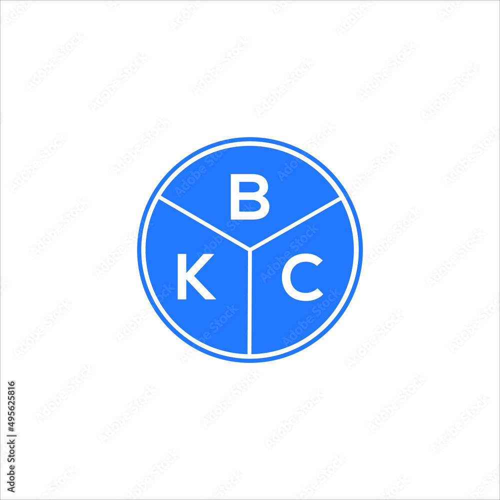 BKC letter logo design on white background. BKC creative circle letter logo concept. BKC letter design. BKC letter logo design on white background. BKC creative circle letter logo concept. BKC letter design.