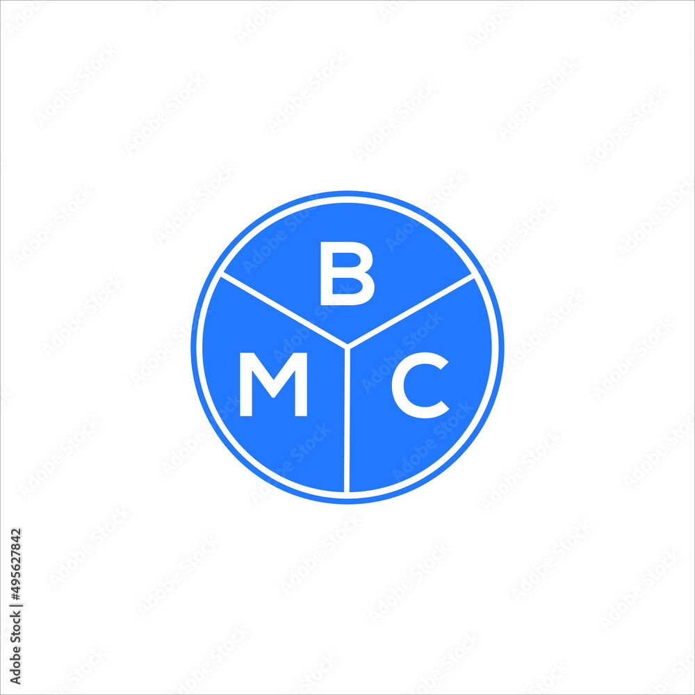 BMC letter logo design on white background. BMC creative circle letter logo concept. BMC letter design. BMC letter logo design on white background. BMC creative circle letter logo concept. BMC letter design.