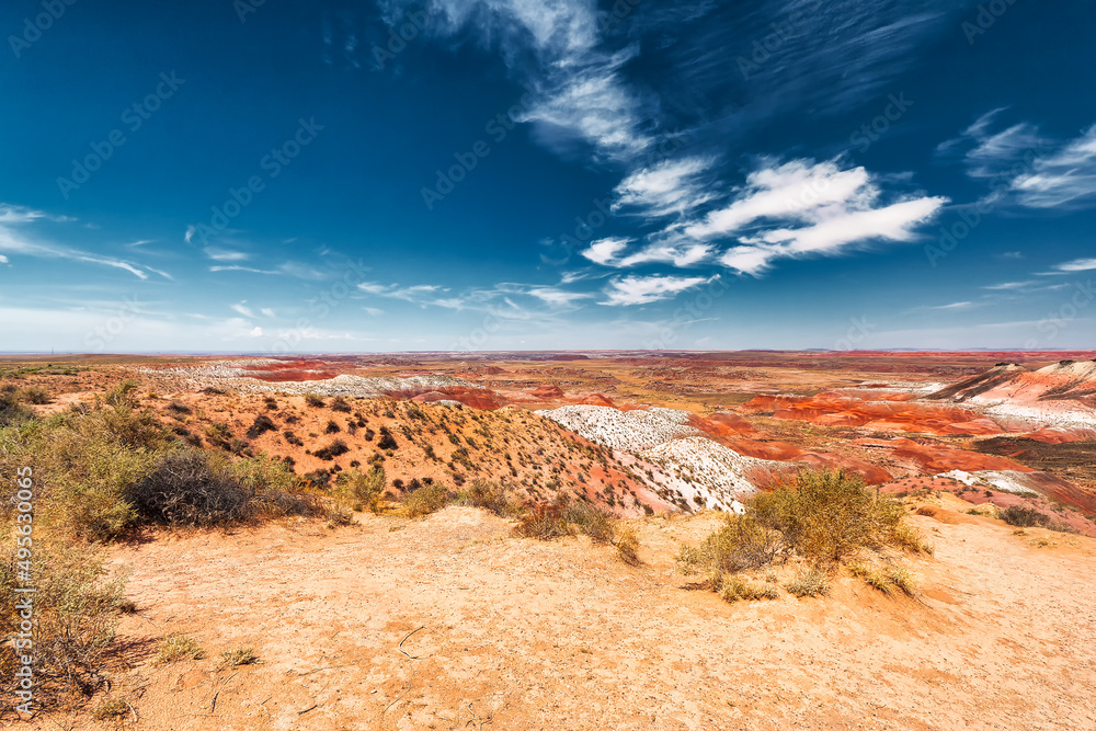 Painted Desert National Park in Arizona, USA