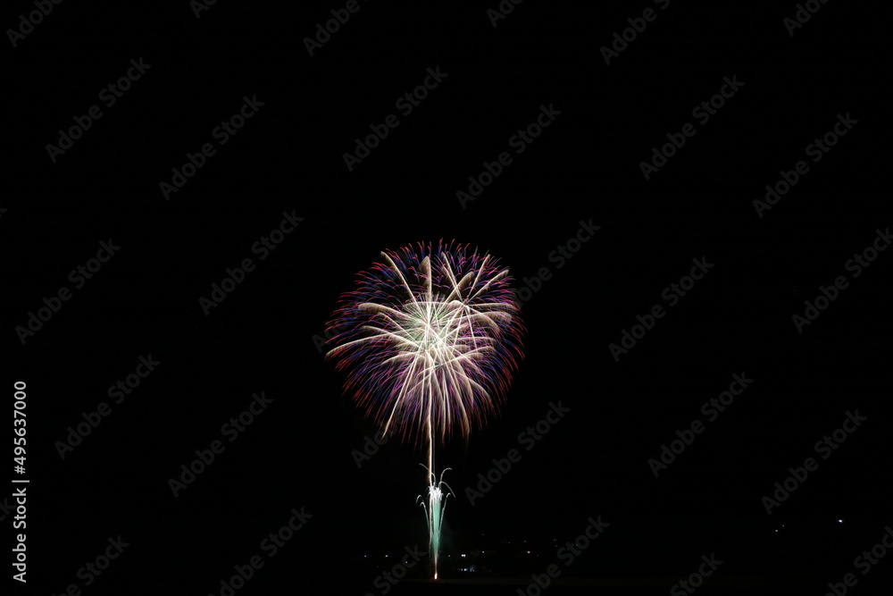 知久平諏訪神社御柱祭記念花火