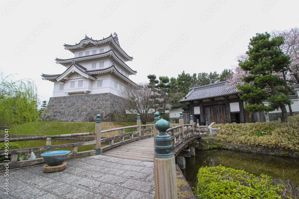 Obraz premium 行田市にある忍城の入り口