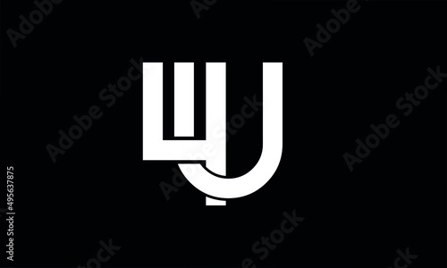 Letter Initial 4U Vector Logo Design