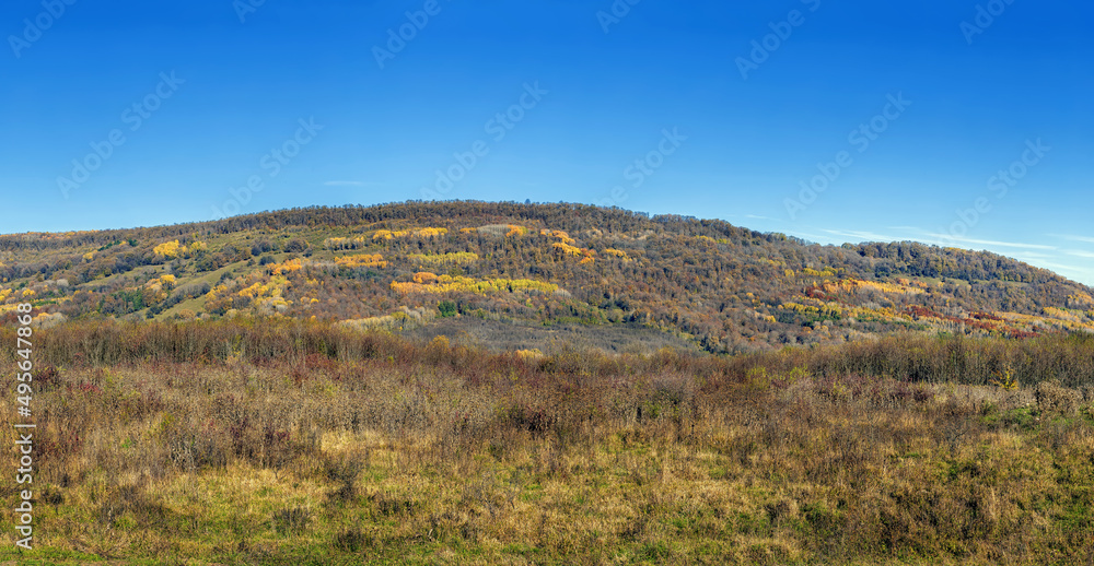 Forested mountains, Russia