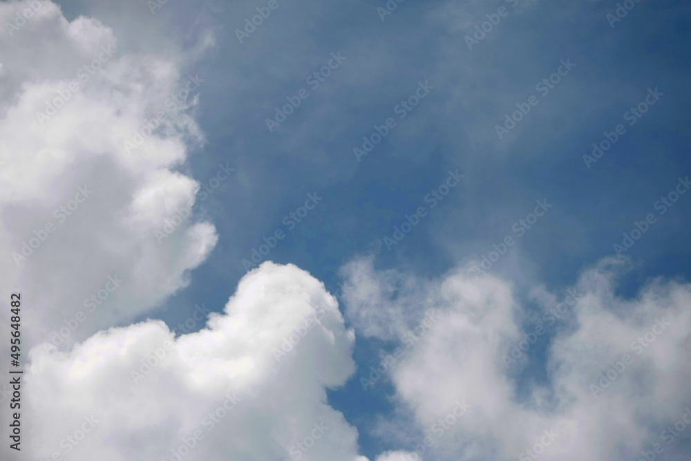 Clouds on the blue sky nature with space background wallpaper Clouds on the blue sky nature with space background wallpaper