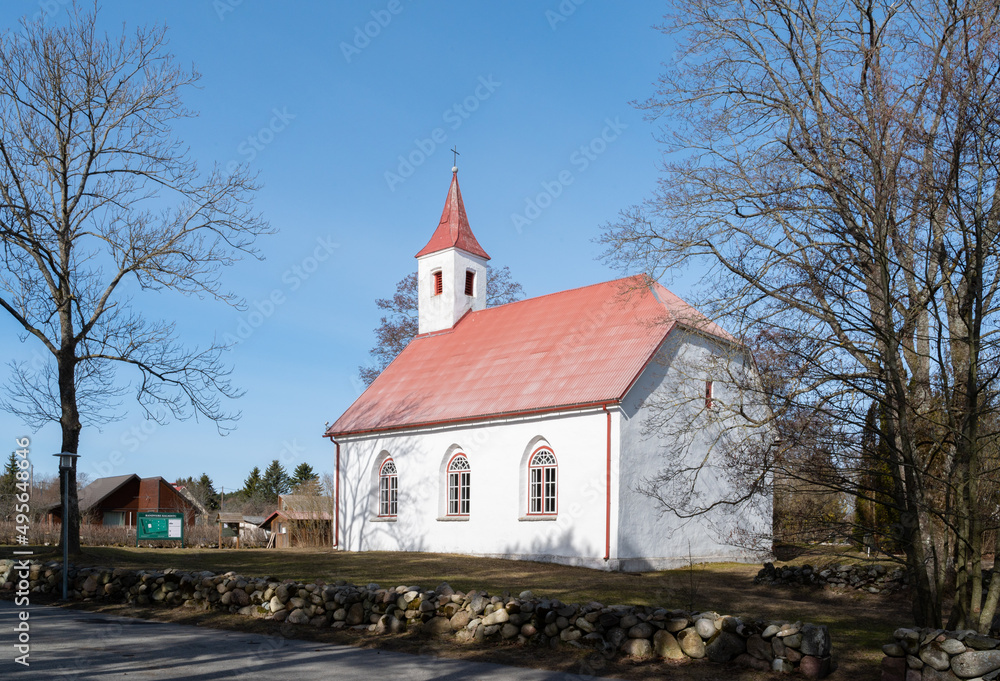 village church in estonia