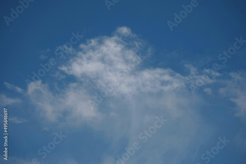 Clouds on the blue sky nature with space background wallpaper