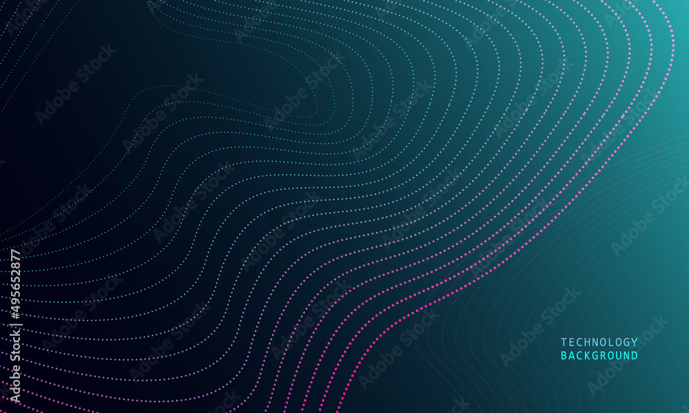 abstract wave technology background with blue light smooth and flow. abstract wave technology background with blue light smooth and flow.