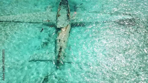 Downed plane of Pablo Escobar. Bahamas. No filters.