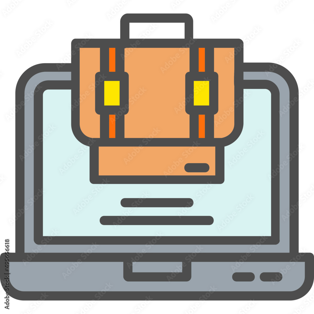 Online Business Icon Online Business Icon