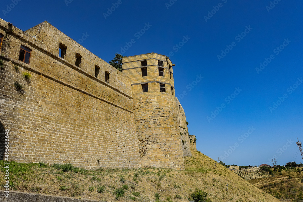 Naryn-Kala Fortress in Derbent. Republic of Dagestan, Russia June 2021.