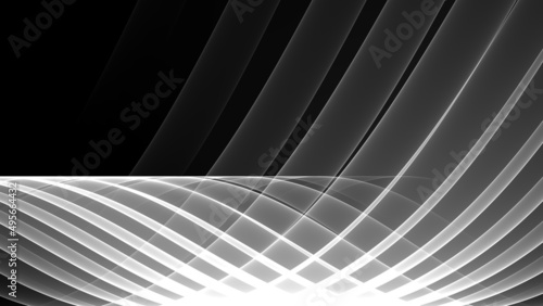 Fototapeta Naklejka Na Ścianę i Meble -  Hintergrund abstrakt 8K Monochrome, schwarz, weiß, Grau, grün Strahl, Spirale, Laser, Nebel,  Verlauf