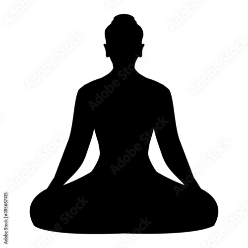 buddha figure silhouette