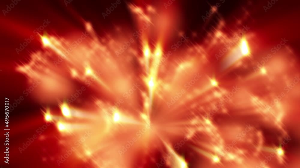 Red particle shine and glow effect animation Red particle shine and glow effect animation