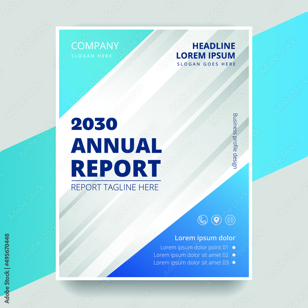 ‎Creative modern and Professional Annual Report design templates