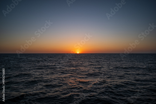 sunrise over the sea