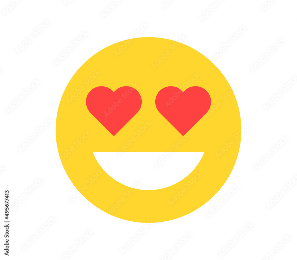 Simple expressions and yellow cartoon smile flat illustration.
Simple expressions and yellow cartoon smile flat illustration.