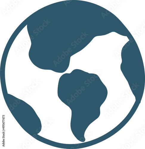 earth illustration, planet vector object
