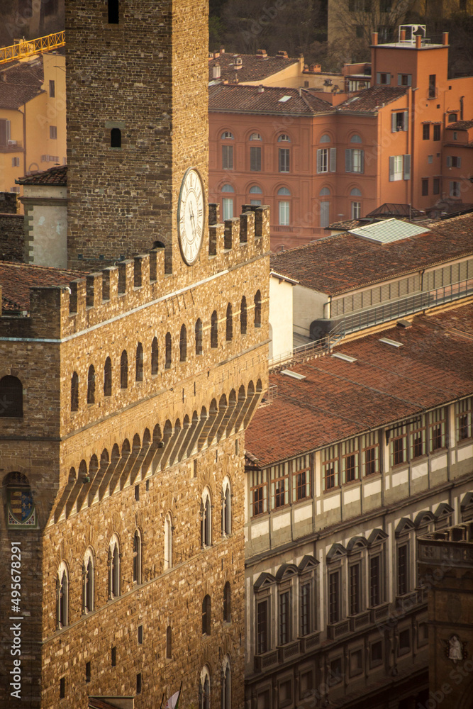 Fototapeta premium Italia, Toscana, Firenze, il Palazzo Vecchio.