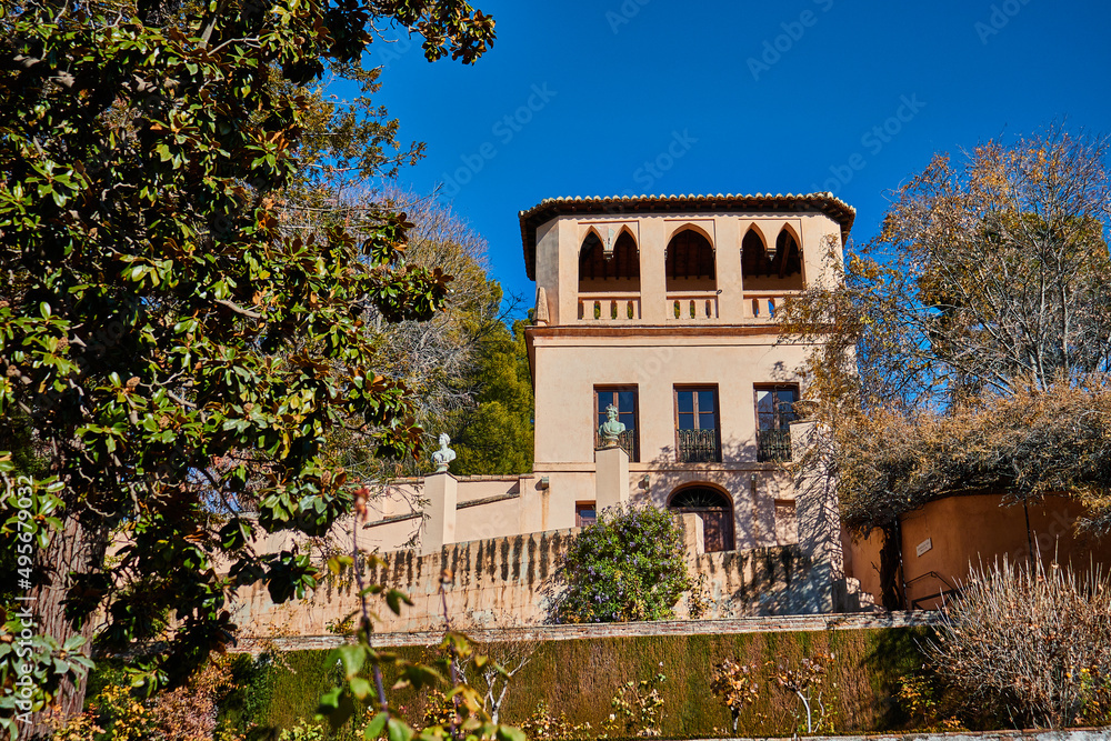Obraz premium Alhambra, Granada España, lugares magicos de Europa 
