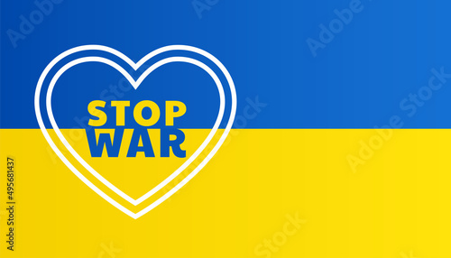 stop war concept between russia and ukraine conflict