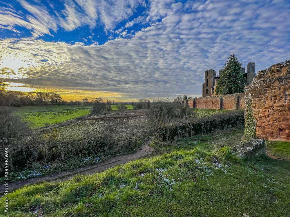 kenilworth castle warwickshire england uk