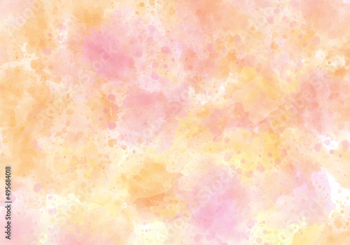 Abstract colorful watercolor for background, hand painted watercolor, watercolor bakcround. Vector.
