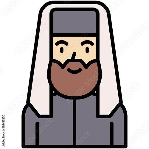 Photos Pharisees icon, Holy week related vector illustration