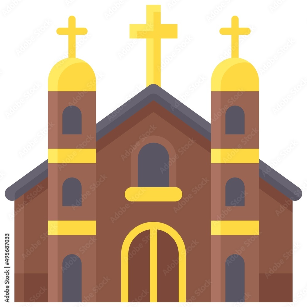 Synagogue icon, Holy week related vector illustration Synagogue icon, Holy week related vector illustration