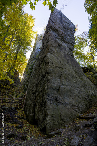 Beautiful shot in the Rabstejn in Czech Republic photo