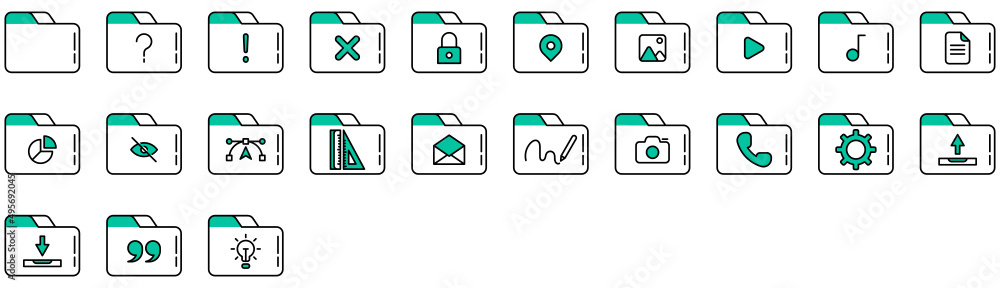 folder icon set folder icon set