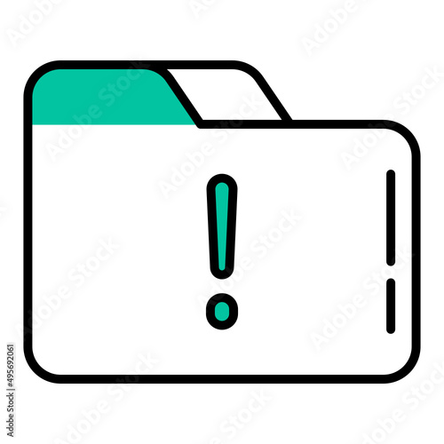 folder and punctuation
