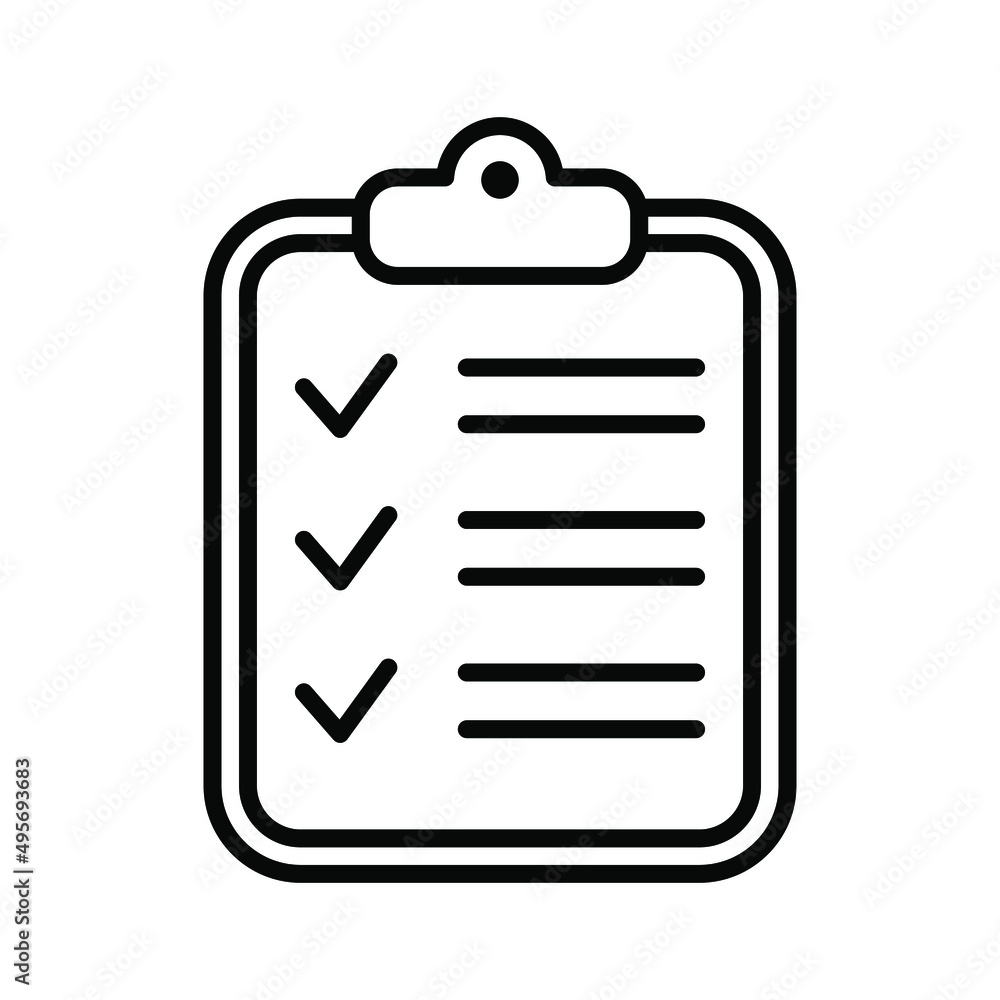 Clipboard vector icon. Task checklist icon. Task completed. Signed icon of an approved document. Project completed. Clipboard vector icon. Task checklist icon. Task completed. Signed icon of an approved document. Project completed.