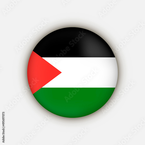 Free Download Country Palestine. Palestine flag. Vector illustration. - GFXLoad