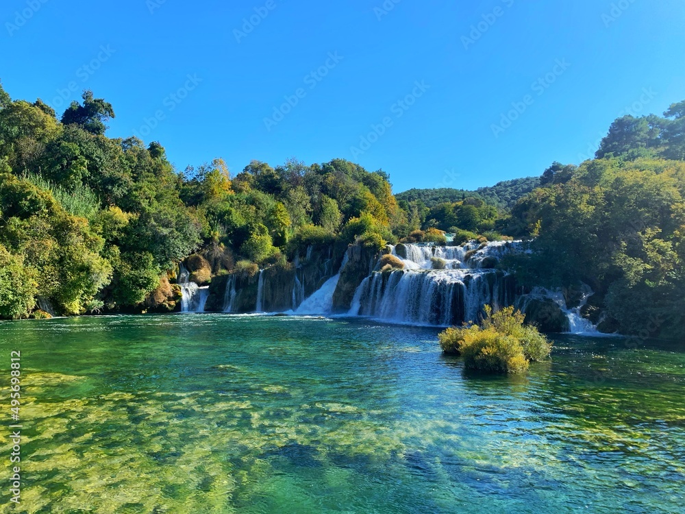 Waterfall Krka National Park Croatia